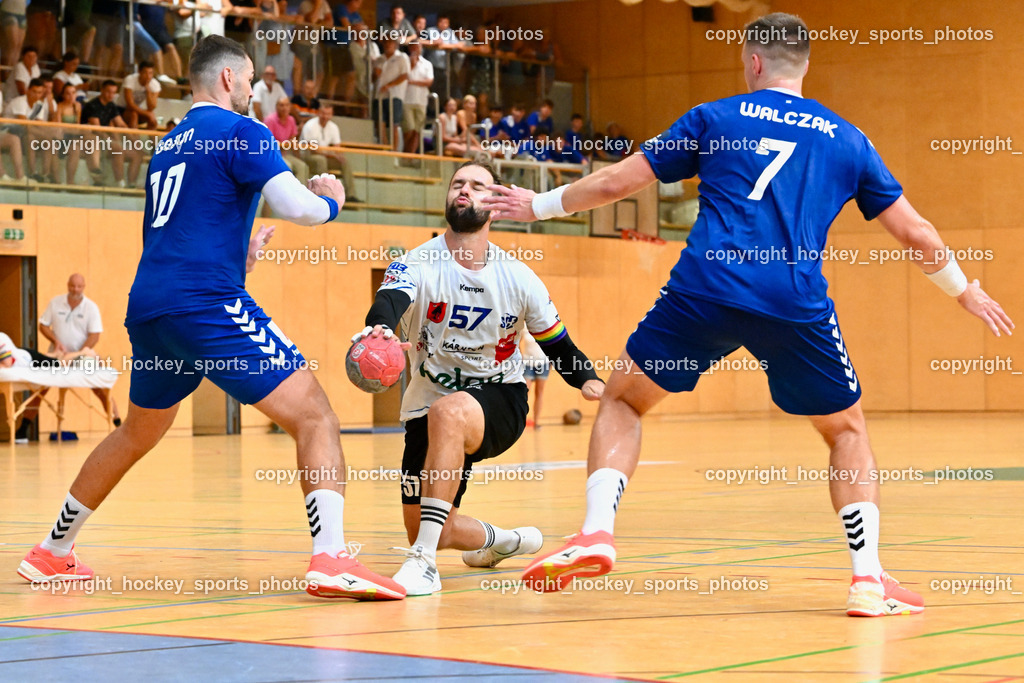 SC Ferlach vs. RK Zagreb 24.8.2023 | #10 Jakov Gojun, #57 Leban Patrik, #7 Patrik Walczak