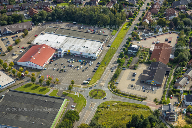 Haltern230905764 | Luftbild, Einkaufszentrum Lohausstraße, Haltern-Stadt, Haltern am See, Ruhrgebiet Münsterland, Nordrhein-Westfalen, Deutschland