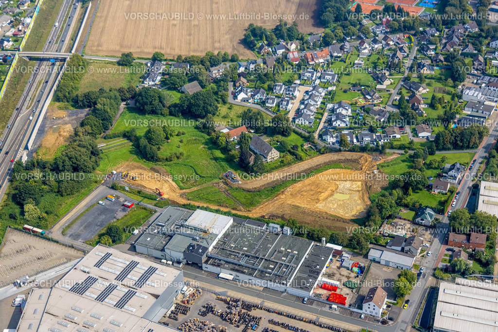 Holzwickede230901268 | Luftbild, Sonepar Niederlassung Deutschland Region West, nebenan Baugebiet, Holzwickede, Ruhrgebiet, Nordrhein-Westfalen, Deutschland