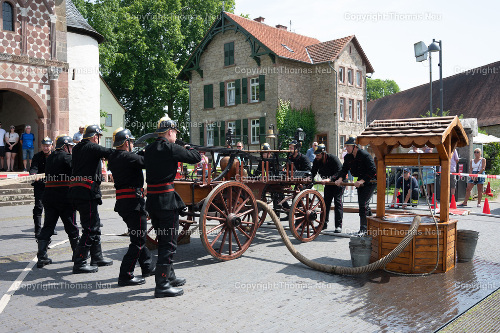 DSC_0632 | 14.06.2025,ble, Lorsch, vor der Königshalle Jugendwehr und Zeitreise durch die Geschichte der Feuerwehr, ,, Bild: Thomas Neu