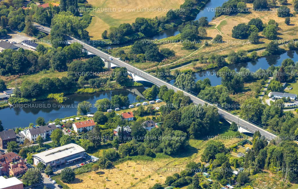 Witten220808961 | Luftbild, Herbeder Ruhrbrücke, Wittener Straße, geplanter Neubau, Ostherbede, Witten, Ruhrgebiet, Nordrhein-Westfalen, Deutschland