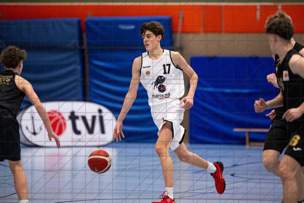 JBBL 24/25 | 26.01.2025 | Charisma Young Bulls vs. Gartenzaun24 Baskets Paderborn | JBBL 24/25 | 26.01.2025 | Charisma Young Bulls vs. Gartenzaun24 Baskets Paderborn - - - - - CREDIT, www.bullenfotos.de, Martin König, Hörner Weg 40, D-49078 Osnabrück, +4917663732967, Nutzung und Weitergabe nur zu den vereinbarten Zwecken. Presseanfragen an Urheber. Alle Rechte beim Urheber. - - - - - - Realisiert mit Pictrs.com
