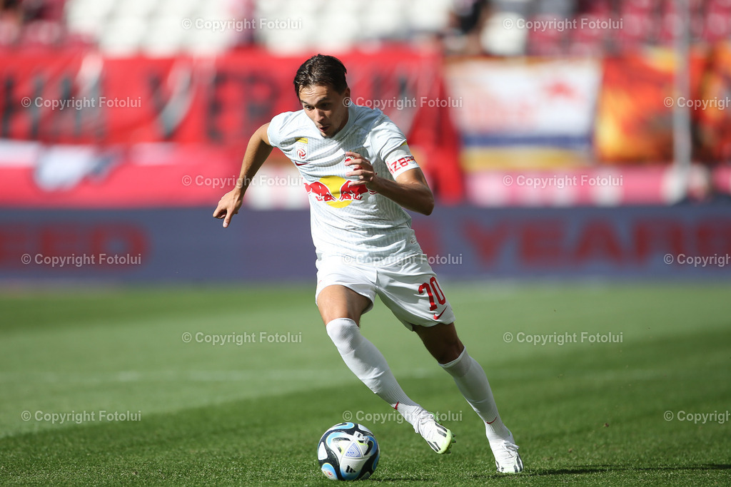 A_LUI_20230813_0016 | SPORT FUSSBALL ADMIRAL BUNDESLIGA RED BULL SALZBURG VS AUSTRIA WIEN
IM BILD: Amar Dedic (Red Bull Salzburg)
FOTO:FOTOLUI/UW