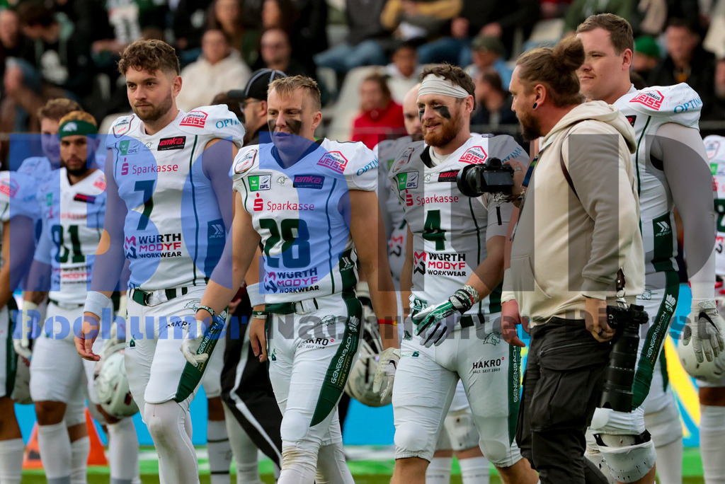  14.10.2023 - 
 | Sebastian Sendlak / Bochumer Nachrichtendienst (BOND) - GFL-Bowl 2023: Schwaebisch Hall Unicorns vs. Potsdam Royals - Realisiert mit Pictrs.com
