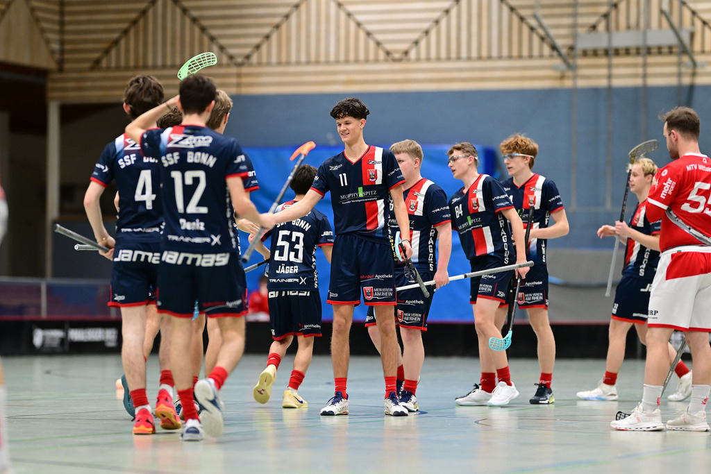 Floorball I Herren I Saison 2024-2025 I 2. FBL Herren Nord-West I 12. Spieltag I MTV Mittelnkirchen - SSF Dragons Bonn II I 037613 | Der Sportfotograf. - Realisiert mit Pictrs.com
