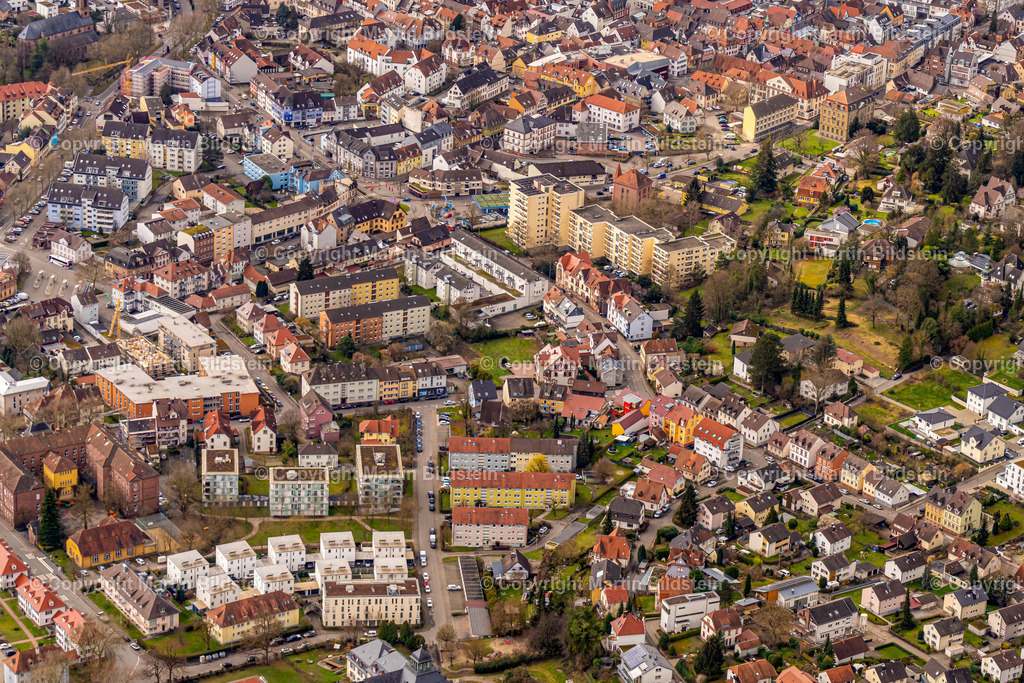 Lahr-1-12-03-23-1-15 | Bilder Fotos Luftbilder Luftaufnahmen Deutschland Süden Westen Schwarzwald Baden Württemberg  