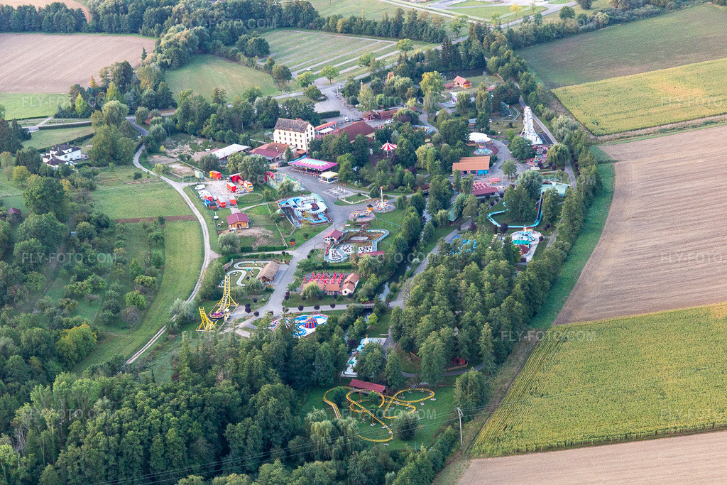Aerial view: Didiland in Morsbronn-les-Bains in the state Bas-Rhin, France.Photo: IMG_117764.jpg taken on 09/14/2019 by Werner Riehm/FLY-FOTO.comResolution of the original: 5472 x 3648 px