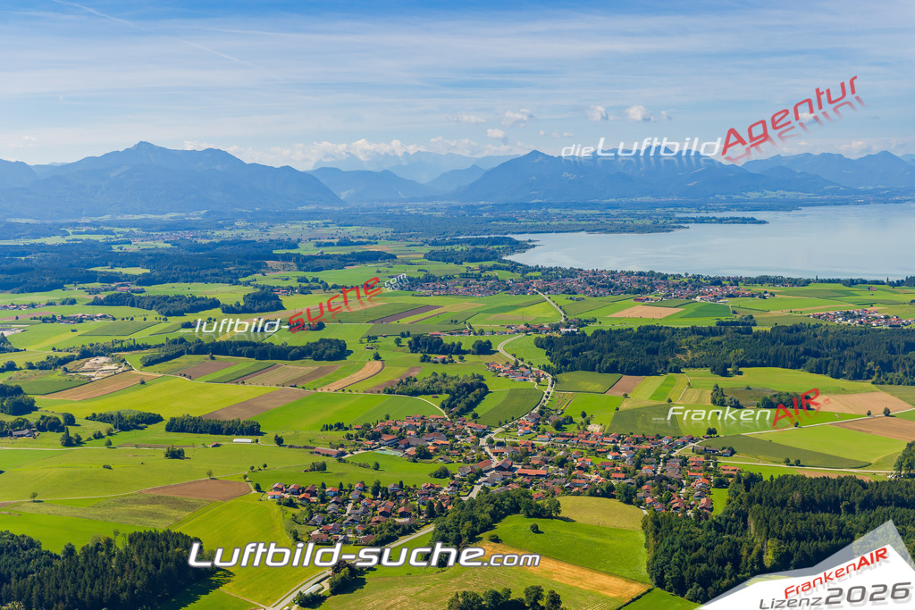 Schöne Luftaufnahme als Geschenk in Sondermoning Nußdorf - Die Luftbildaufnahme wurde 2025 vom UL-Flugzeug heraus erstellt ( keine Drohne ) - Hochauflösende Luftaufnahme -Nicht vergleichbar mit Google Maps oder Satelittenbilder- Die Geschenkidee !Mit Lizenz und Bildrechte bestellbar