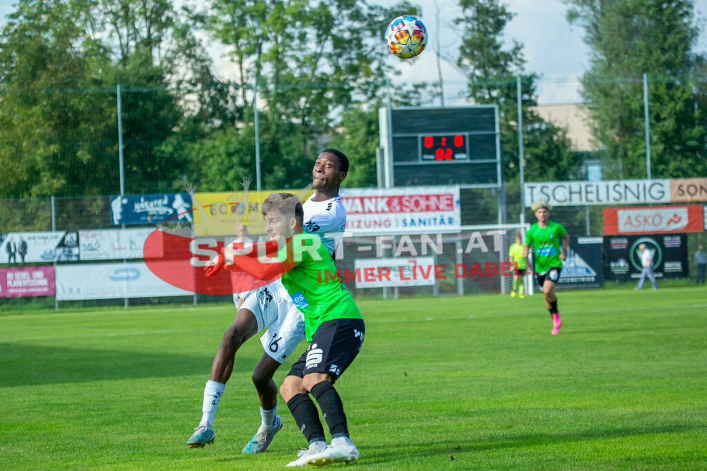 ASK Klagenfurt - SC Weiz 2:3, Kärntner Liga 3. Runde | Mersei Nsandi (ASK Klagenfurt #16) ASK Klagenfurt - SC Weiz 2:3 am 13.08.2023 in Klagenfurt
(ASK Sportzentrum Fischl), Austria, (Photo by Ernst Krawagner sport-fan.at) - Realisiert mit Pictrs.com