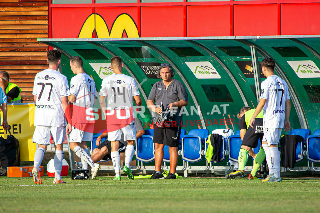 ASK Klagenfurt - SV Wallern, Regionalliga Mitte |  ASK Klagenfurt - SV Wallern am 26.08.2023 in Klagenfurt
(ASK Sportzentrum Fischl), Austria, (Photo by Ernst Krawagner sport-fan.at) - Realisiert mit Pictrs.com