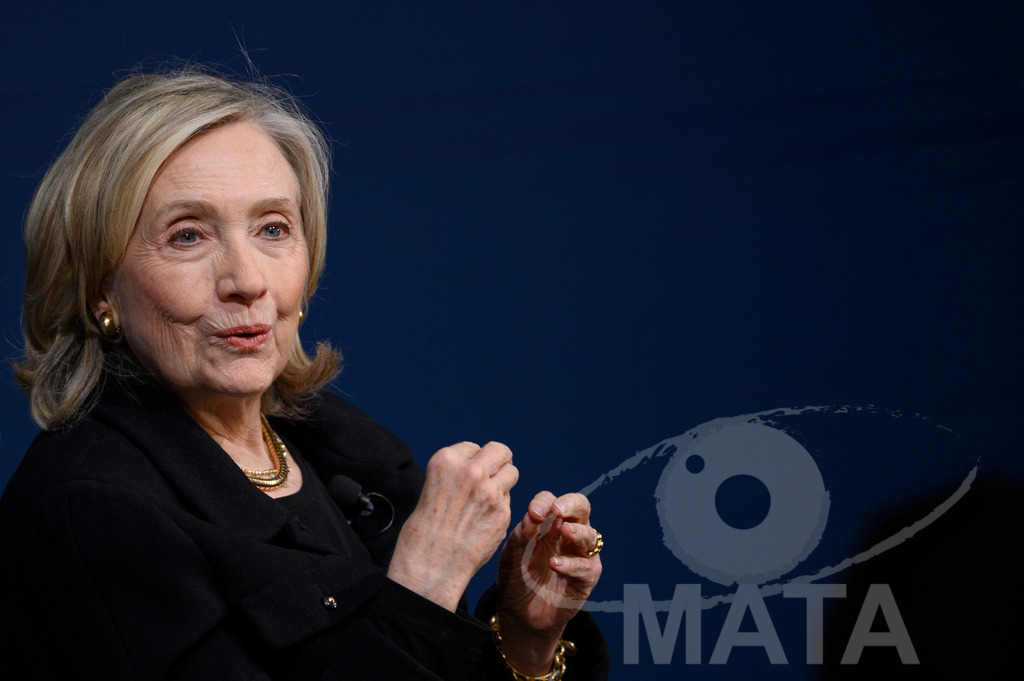 _DWI2995 | Die US-Politikerin Hillary Clinton auf der Veranstaltung Bridging Scholarship and Statecraft im Rahmen der Münchner Sicherheitskonferenz 2026. München, 13.02.2026 Bayern Deutschland  - Realisiert mit Pictrs.com