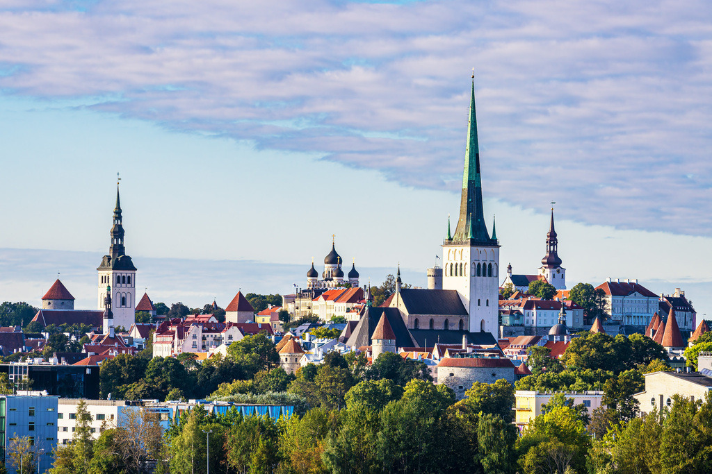 Blick auf die Altstadt von Tallinn, Estland | Blick auf die Altstadt von Tallinn, Estland.