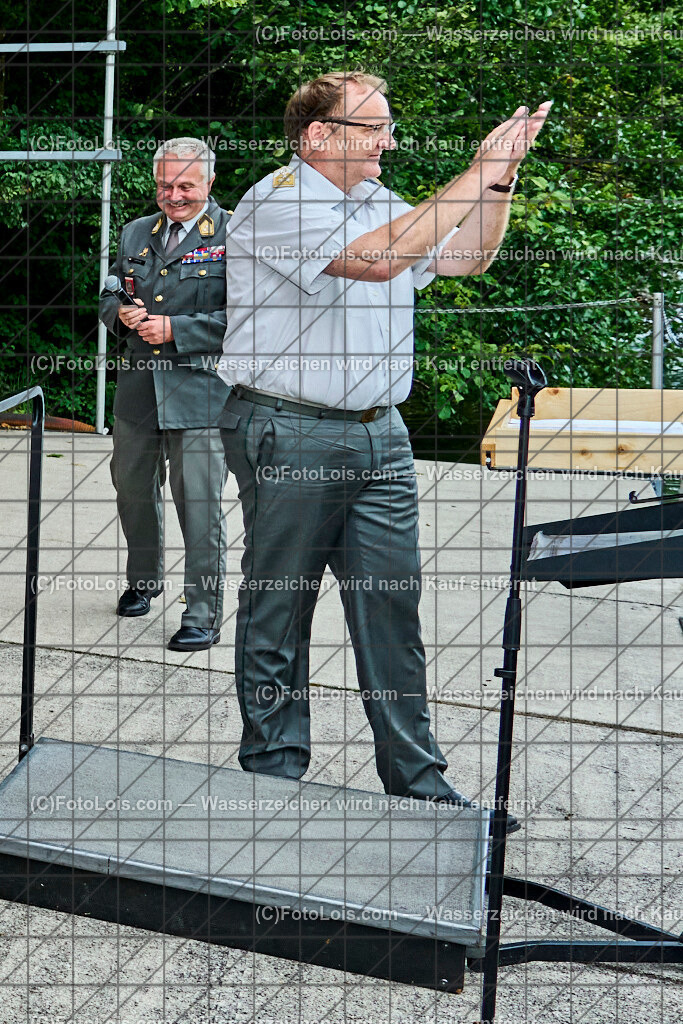 ALP1154_XXXX-Chopin-Festival_Ausklang | (C)FotoLois.com, Alois Spandl. XXXX. Chopin-Festival in der Kartause Gaming, musikalischer AUSKLANG auf der Seebühne Lunz mit dem Blasorchester der Miltärmusik Niederösterreich unter der Leitung von Oberst Adolf Obendrauf, So 18. August 2024.