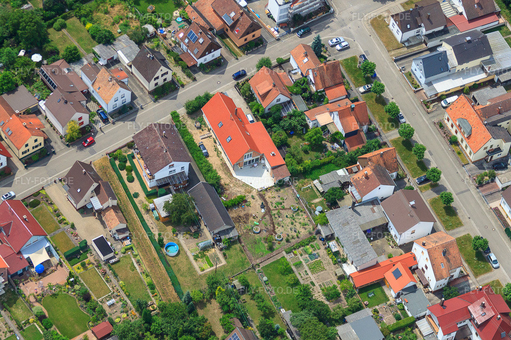Luftbild: Waldstr in Kandel im Bundesland Rheinland-Pfalz in Deutschland. Foto: IMG_29682.jpg vom 02.07.2010 durch Werner Riehm/FLY-FOTO.de