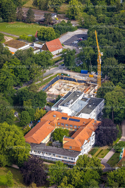 Hamm220600023HSHL | Luftbild, Klinik für Manuelle Therapie KMT mit Baustelle und Neubau, Uentrop, Hamm, Ruhrgebiet, Nordrhein-Westfalen, Deutschland