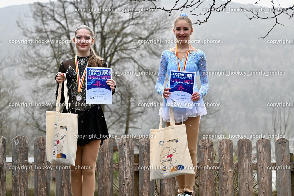 Ossiachersee Pirouette ESC Steindorf 31.3.2024 | Ossiachersee Pirouette ESC Steindorf 31.3.2024, Ossiachersee Pirouette ESC Steindorf am 31.03.2024 in Steindorf (Ossiachersee Halle), Austria, (Photo by Bernd Stefan)