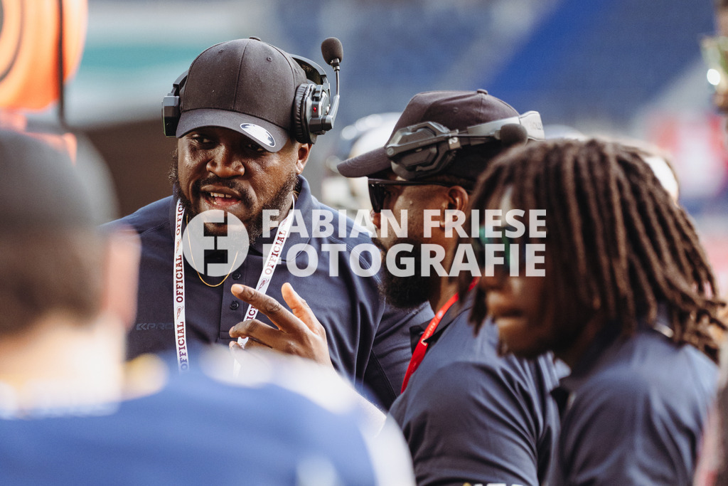 GER Rhein Fire vs. Alpine Rams, American Football, AFLE, Saison 2026, 01.08.2026 | GER Rhein Fire vs. Alpine Rams, American Football, AFLE, Saison 2026, 01.08.2026Foto: Eibner-Pressefoto/Fabian Friese - Realisiert mit Pictrs.com