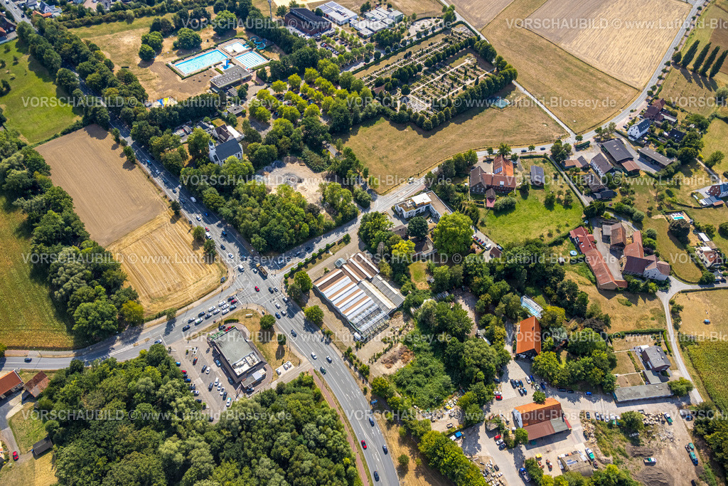 Hamm220810043Rhynern | Luftbild, Kreuzung Ostdorfstraße und Werler Straße, Baufläche, Rhynern, Hamm, Ruhrgebiet, Nordrhein-Westfalen, Deutschland