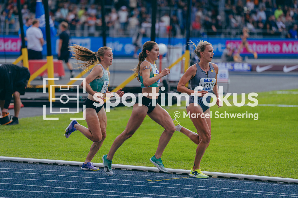 Deutsche Meisterschaften der Frauen und Männer 2026 | Gesa Felicitas Krause, Silvesterlauf Trier, Lea Meyer, VfL Löningen, 3000 Meter Hindernis, finale, Deutsche Meisterschaften der Frauen und Männer 2026, Lohrheidestadion Bochum-Wattenscheid, 26.07.2026. Foto: Marcel Schwering / sportimfokus - Realisiert mit Pictrs.com