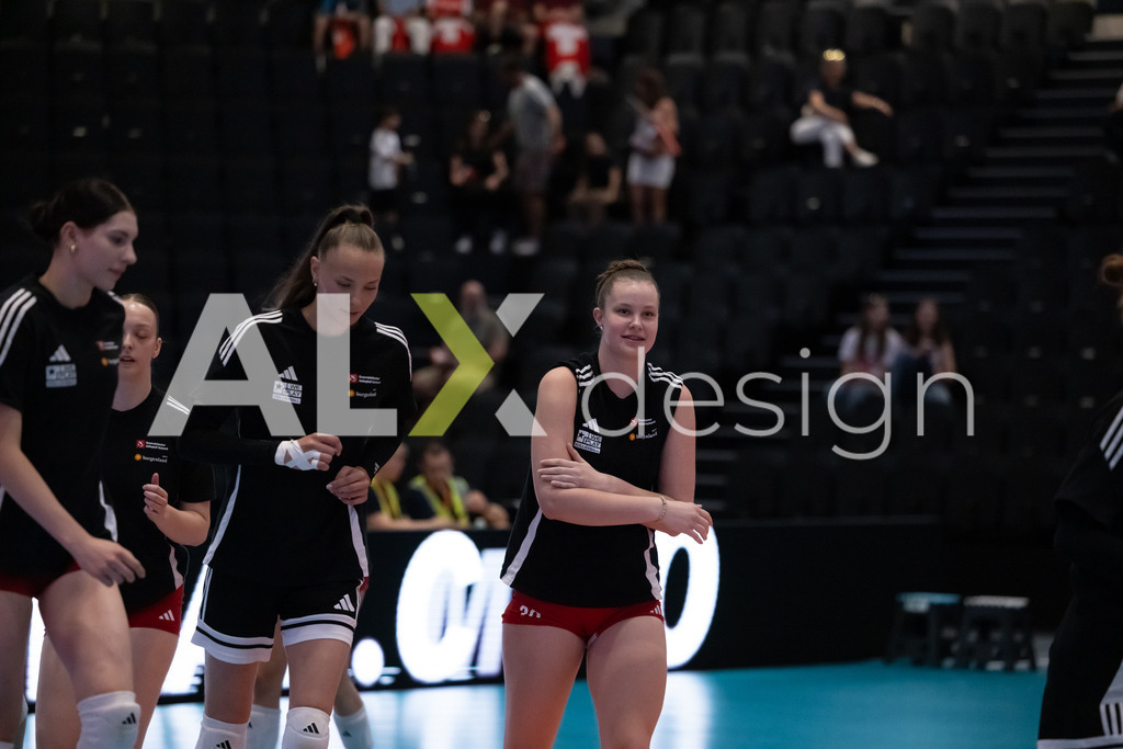 Austria v Switzerland - CEV European League Women | KRIENS, SWITZERLAND - JUNE 14: DIANA VAVREK of Austria during the CEV European League match between Austria and Switzerland at Pilatus Arena on June 14, 2026 in Kriens, Switzerland. - Realisiert mit Pictrs.com