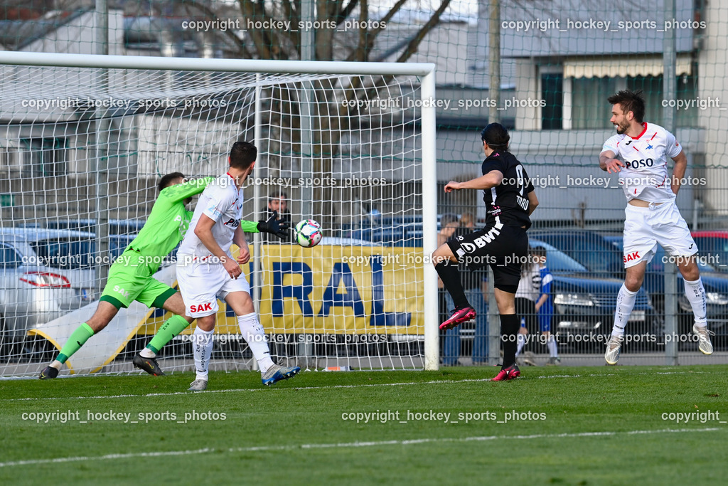 SAK vs. LASK Amateure 6.4.2023 | #21 Kristijan Kondic, #7 Darjan Aleksic, #9 Marco Siverio Toro, #17 Patrick Lausegger, Tor Lask Amateure
