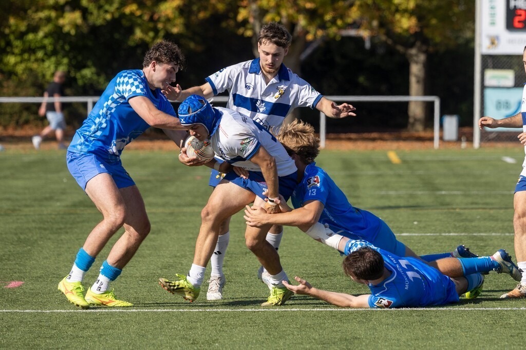 Rugby Bundesliga, Saison 2026/27, 4. Spieltag: TSV Handschuhsheim gegen München RFC | Rugby Bundesliga, Saison 2026/27, 4. Spieltag: TSV Handschuhsheim gegen München RFC / Handschuhsheim im Angriff - Realisiert mit Pictrs.com