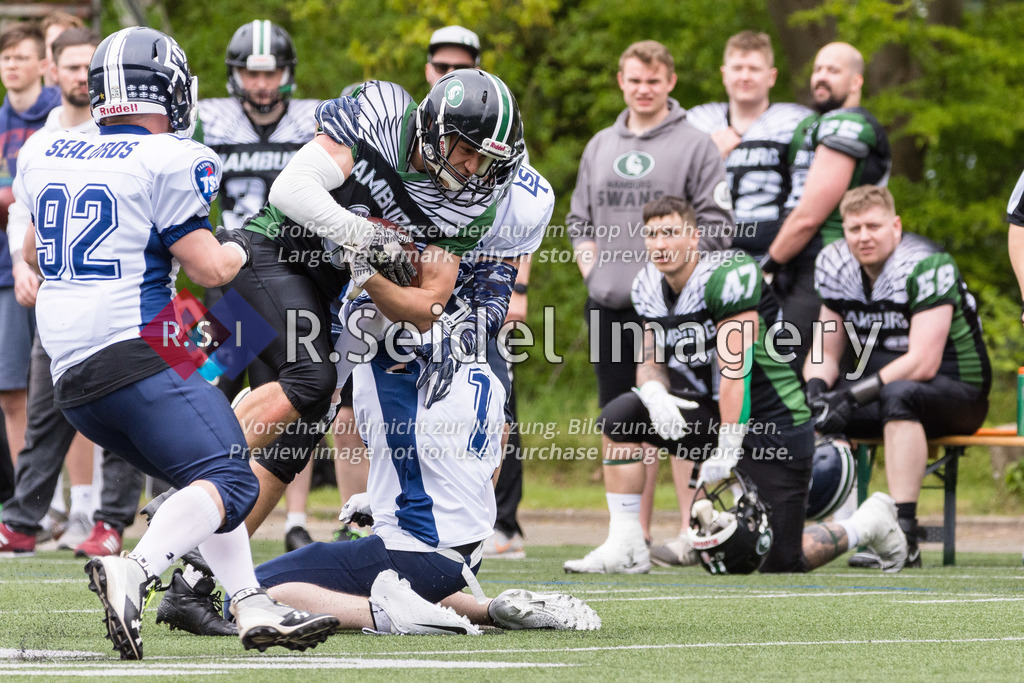 Fußball, Saison 2022, Oberliga Nord, Hamburg Black Swans - Flensburg Sealoards, Swans Field (Hamburg), 07.05.2022, 1. Spieltag | Sportfotos aus Hamburg, Eventfotos oder freie Arbeiten von R.Seidel Imagery – einfach online kaufen.