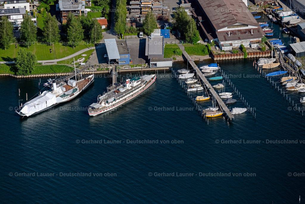 4028292 | HARD 17.05.2020 Passagier- und Fahrgast- Schiff der " Historische Schifffahrt Bodensee " in Hard am Bodensee in Vorarlberg, Österreich. Weiterführende Informationen bei: Historische Schifffahrt Bodensee. // Passenger ship of " Historische Schifffahrt Bodensee " in Hard at Bodensee in Vorarlberg, Austria. Further information at: Historische Schifffahrt Bodensee. Foto: Gerhard Launer