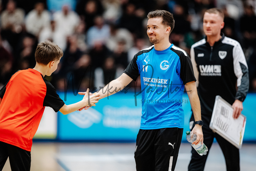 47. Stadtmeisterschaften im Hallenfußball 2025, Endrunde | Stadtmeisterschaften im Hallenfußball 2025, Endrunde, Sporthalle Berg Fidel in Münster. Foto: sportfotografie.ms | Markus Paletta - Realisiert mit Pictrs.com