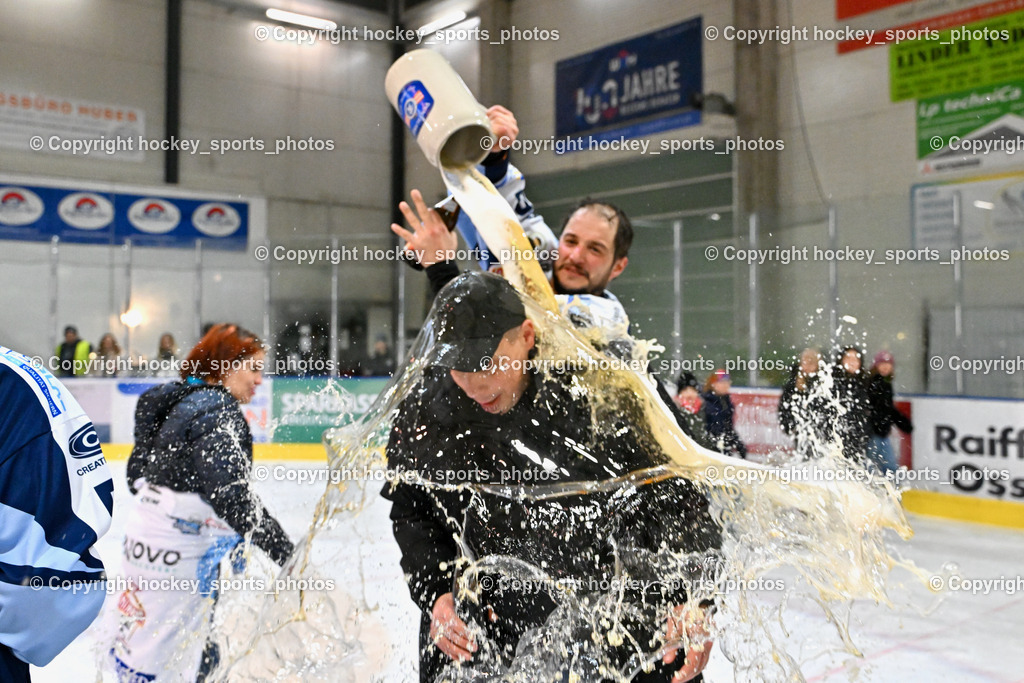 ESC Steindorf vs. EHC Althofen 8.3.2024 | ESC Steindorf vs. EHC Althofen 8.3.2024, ESC Steindorf vs. EHC Althofen Meisterfeier am 08.03.2024 in Steindorf (Ossiachersee Halle), Austria, (Photo by Bernd Stefan)