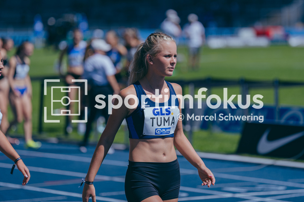 Deutsche Meisterschaften der Frauen und Männer 2026 | Vanessa Tuma, StG Oberpfalz Süd/Mitte, U20 4x400-Meter-Staffel, Deutsche Meisterschaften der Frauen und Männer 2026, Lohrheidestadion Bochum-Wattenscheid, 25.07.2026. Foto: Marcel Schwering / sportimfokus - Realisiert mit Pictrs.com