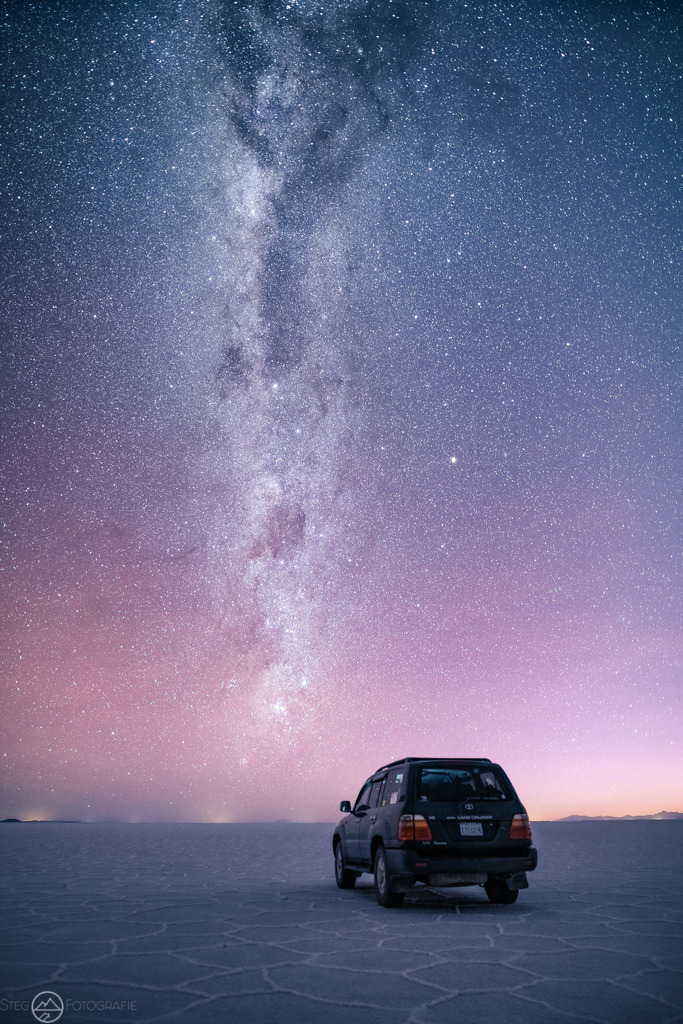 Nacht über dem Salzsee in Bolivien | Format 2 zu 3 - Realisiert mit Pictrs.com