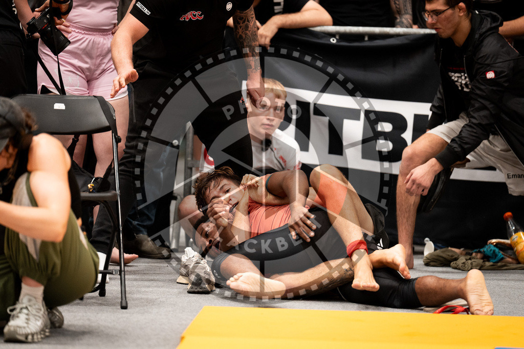 20250906PBB3157 | Fighters compete during the ADCC European Trials  competition in Warsaw, Poland, on September 6, 2025.