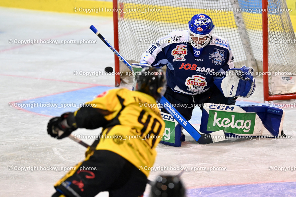 ESC Steindorf vs. MET PHOTOVOLTAIK HORNETS SPITTAL | #70 Moser Lukas ESC Steindorf, ESC Steindorf vs. MET PHOTOVOLTAIK HORNETS SPITTAL, ESC Steindorf vs. MET PHOTOVOLTAIK HORNETS SPITTAL am 26.10.2024 in Steindorf (Ossiachersee Halle), Austria, (Photo by Bernd Stefan)