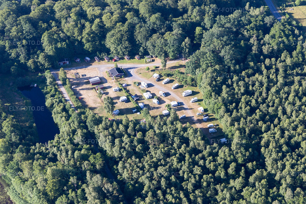 Luftbild: Ortsansicht in Torne im Bundesland Kronoberg in Schweden. Foto: IMG_108169.jpg vom 28.06.2018 durch Werner Riehm/FLY-FOTO.de