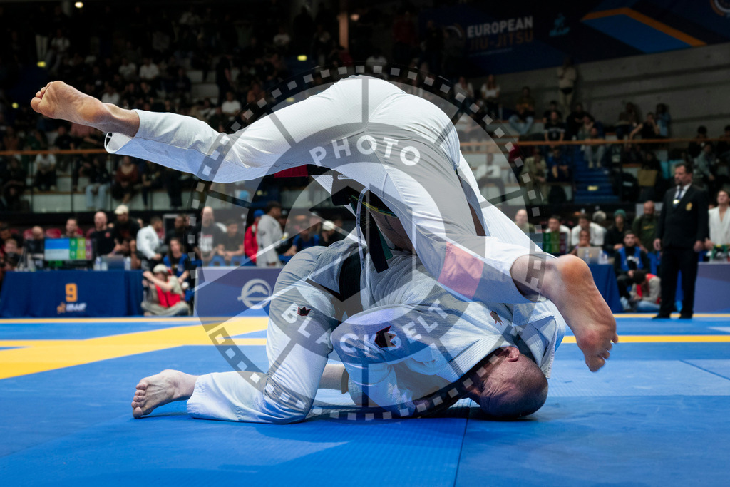 20240126PBB1453 | Fighters compete during the Brazilian Jiu-Jitsu European Championship of the IBJJF in Paris, France, on January 26, 2024.