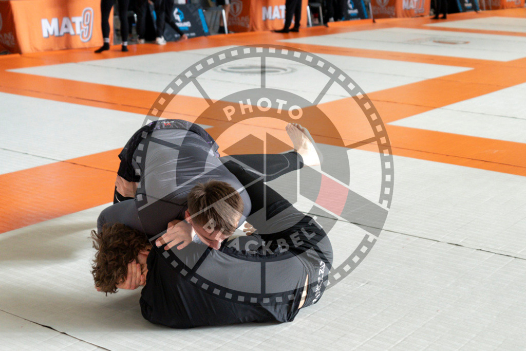 20240915PBB0188 | Athletes compete during the Grappling Industries’ grappling and Brazilian jiu-jitsu competition in Berlin, on September 15, 2024.