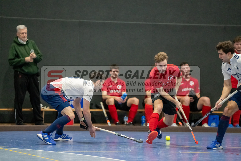 HK_20250201_102187 | 2. Bundesliga Halle Herren Düsseldorfer HC - Club Raffelberg am 1.2.2025 Halle am Seestern, Düsseldorf ,