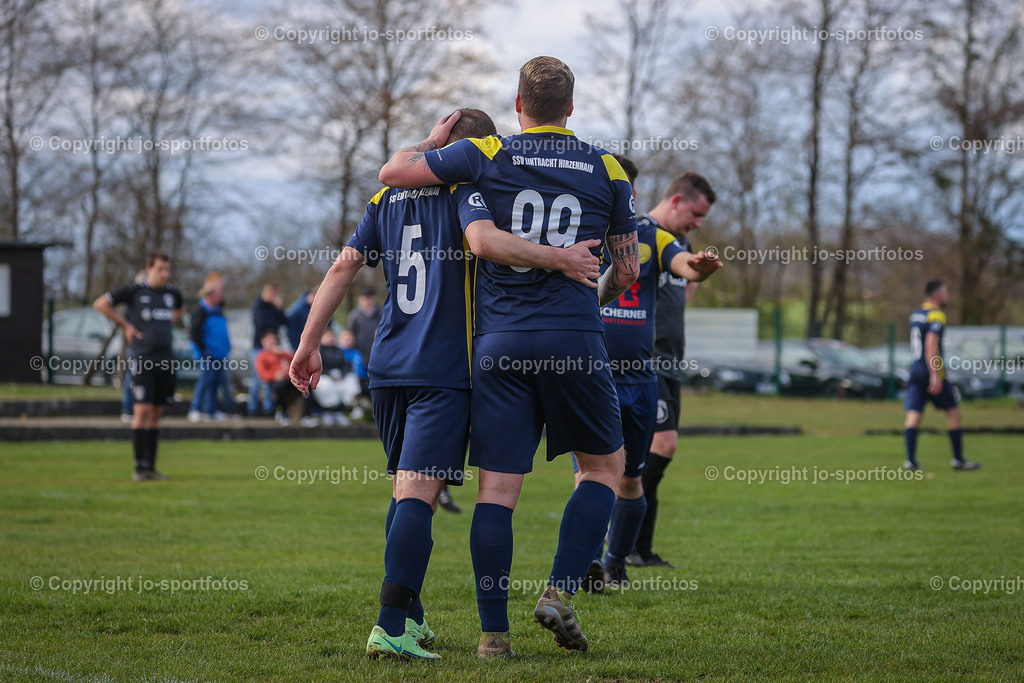 BQ3I4374 | 23.04.2023; Kreisliga C Dillenburg; Rasenplatz Hirzenhain; SSV Hirzenhain - SSG Breitscheid II; Ergebnis: 5:0 (3:0)