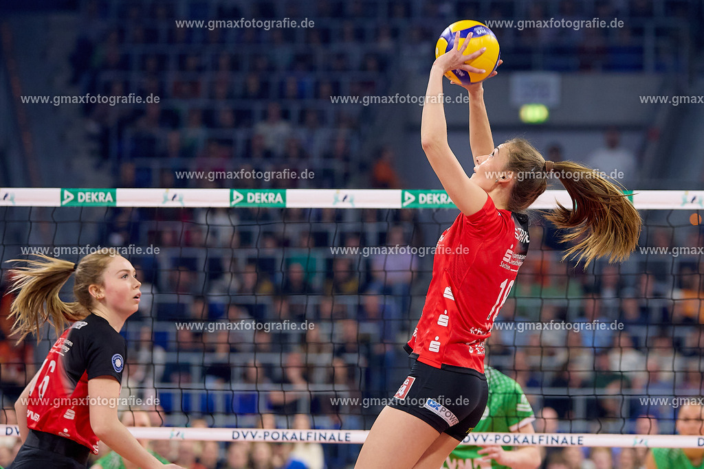 GER, Dresdner SC - USC Muenster, Volleyball, DVV-Pokalfinale Frauen 2025, 02.03.25 | GER, Dresdner SC - USC Muenster, Volleyball, DVV-Pokalfinale Frauen 2025, 02.03.25Foto: Gerald Oelze-de Stoppany