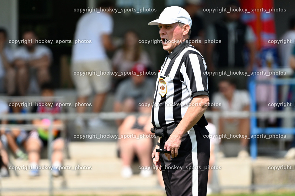 Carinthian Lions vs. Cineplexx Blue Devils | Referee, Carinthian Lions vs. Cineplexx Blue Devils, Carinthian Lions vs. Cineplexx Blue Devils am 09.06.2025 in Klagenfurt (ASV Sportplatz), Austria, (Photo by Bernd Stefan)