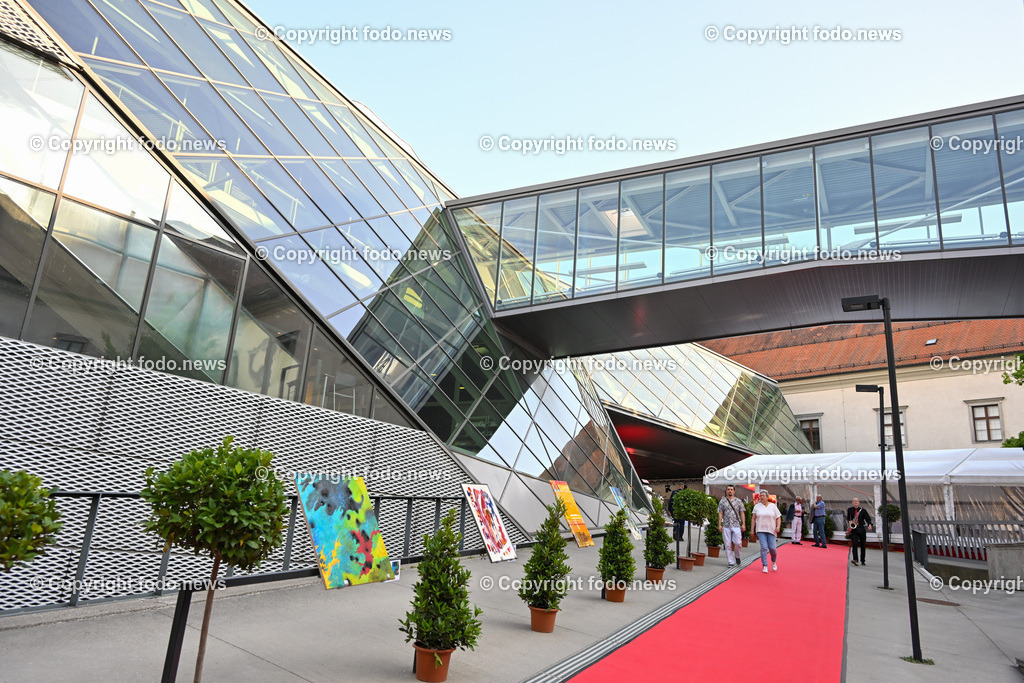 Bund Sozialdemokratischer AkademikerInnen Oberoesterreich_ rote Nacht 2023_ 06.07.2023-1 | 06.07.2023, Schloss Linz, AUT, Bund Sozialdemokratischer AkademikerInnen Oberoesterreich, rote Nacht 2023, im Bild  Schloss Linz