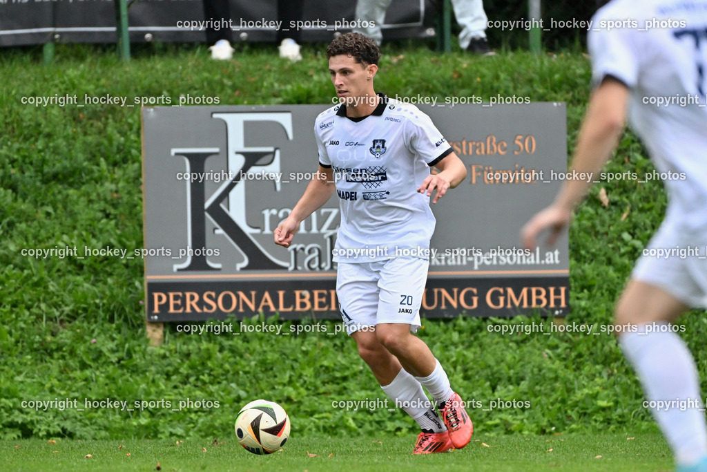 SV Arnoldstein vs. ATUS Velden | #20 Alessandro Kiko ATUS Velden, SV Arnoldstein vs. ATUS Velden, SV Arnoldstein vs. ATUS Velden am 16.09.2025 in Arnoldstein (Waldparkstadion Arnoldstein), Austria, (Photo by Bernd Stefan)