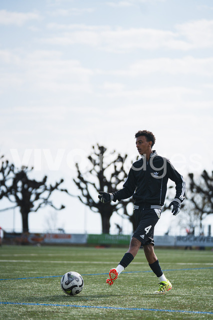 juv_lut_fmachado-0009 | Images from the Juniors B match between Juventus Academy and FC Lutry, played on 18 March 2026 in Lutry, Switzerland, featuring players, coaching staff and match action throughout the game.