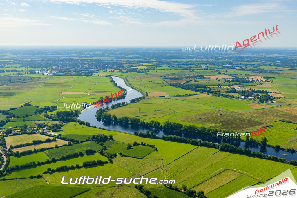 Erfde Bild- Das Luftbild wurde 2025 vom UL-Flugzeug heraus erstellt ( keine Drohne bzw. Drohnenaufnahme ) - Hochauflösende Luftaufnahme -Nicht vergleichbar mit Google Maps oder Satelittenbilder- Die Geschenkidee !Mit Lizenz und Bildrechte bestellbar - CC