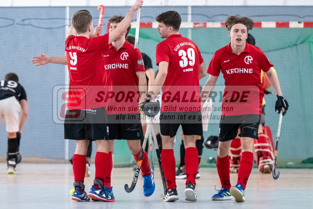 HK_20250202_102278 | 2. Bundesliga Halle Herren Club Raffelberg - Schwarz Weiss Köln am 2.2.2025 Halle am Raffelberg, Duisburg ,