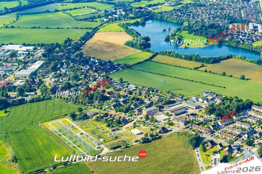 Weding Handewitt Bild- Das Luftbild wurde 2025 vom UL-Flugzeug heraus erstellt ( keine Drohne bzw. Drohnenaufnahme ) - Hochauflösende Luftaufnahme -Nicht vergleichbar mit Google Maps oder Satelittenbilder- Die Geschenkidee !Mit Lizenz und Bildrechte bestellbar - CC