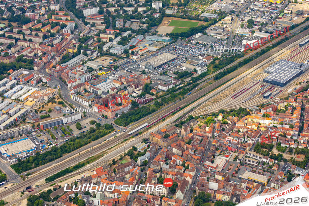 aktuelles Luftbild von Suendersbuehl  Nuernberg - Luftaufnahme wurde 2019 von https://frankenair.de mittels Flugzeug (keine Drohne) erstellt.