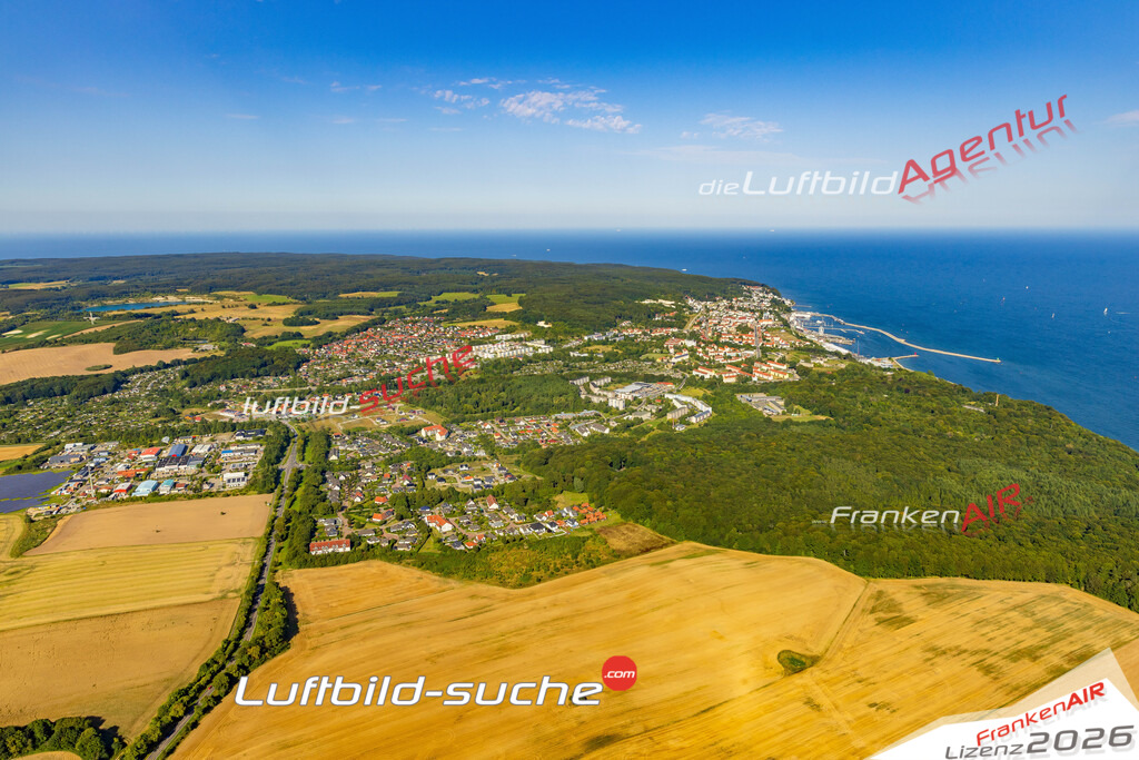 Luftbild Vs Google Maps  Lancken  Sassnitz -Das Luftbild wurde 2025 vom UL-Flugzeug heraus erstellt ( keine Drohnenluftbilder ) - Hochauflösende Luftaufnahme -Nicht vergleichbar mit Google Maps oder Satelittenbilder- Die Geschenkidee !Mit Lizenz und Bildrechte bestellbar