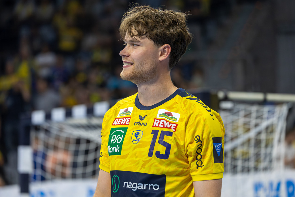 HBL (Handball-Bundesliga), Saison 2025/26, 33. Spieltag: Rhein-Neckar Löwen gegen TSV Hannover-Burgdorf | HBL (Handball-Bundesliga), Saison 2025/26, 33. Spieltag: Rhein-Neckar Löwen gegen TSV Hannover-Burgdorf***David More (15, Rhein-Neckar Löwen) - Realisiert mit Pictrs.com